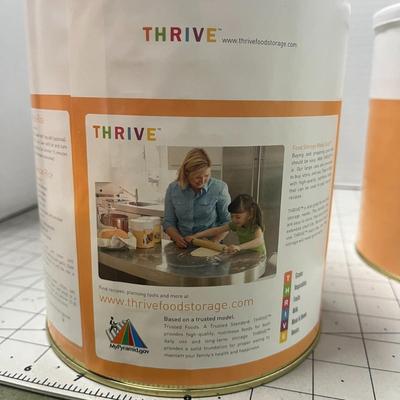 2 Thrive White Rice - 85.9oz - Food Storage Cans (Shelf Reliance)