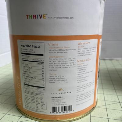 2 Thrive White Rice - 85.9oz - Food Storage Cans (Shelf Reliance)