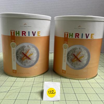 2 Thrive White Rice - 85.9oz - Food Storage Cans (Shelf Reliance)