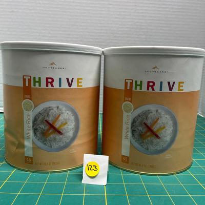 2 Thrive White Rice - 85.9oz - Food Storage Cans (Shelf Reliance)