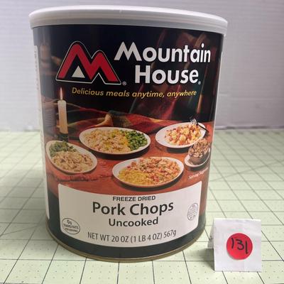 1 Mountain House Freeze Dried Pork Chops (Uncooked) - 20oz - Food Storage Cans