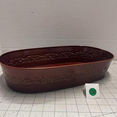 Metal Trough Bin Bucket Planter