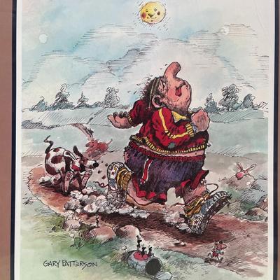 The Runner' by Gary Patterson Poster - wrapped - 11 x 14