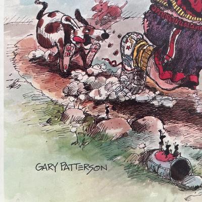 The Runner' by Gary Patterson Poster - wrapped - 11 x 14