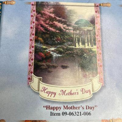 Thomas Kinkade - Year of Glad Tidings - Flag Collection - 'Happy Mother's Day' Flag. 28x40