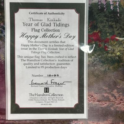 Thomas Kinkade - Year of Glad Tidings - Flag Collection - 'Happy Mother's Day' Flag. 28x40