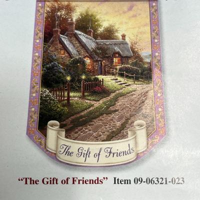 Thomas Kinkade - Year of Glad Tidings - Flag Collection - 'The Gift of Friends' Flag. 28x40