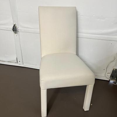 White/Cream Dining Chair - 19x20x38