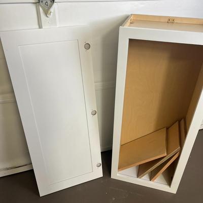 White Upper Cabinet (No Hardware) - 18x12x42