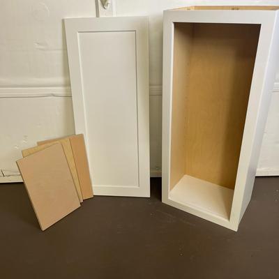 White Upper Cabinet (No Hardware) - 18x12x42