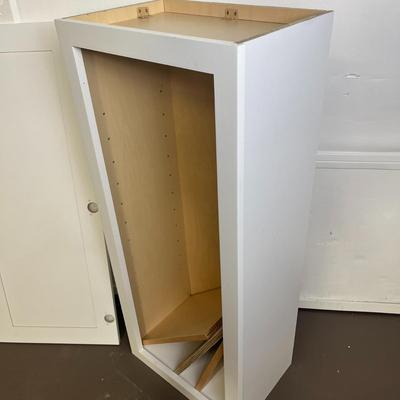 White Upper Cabinet (No Hardware) - 18x12x42