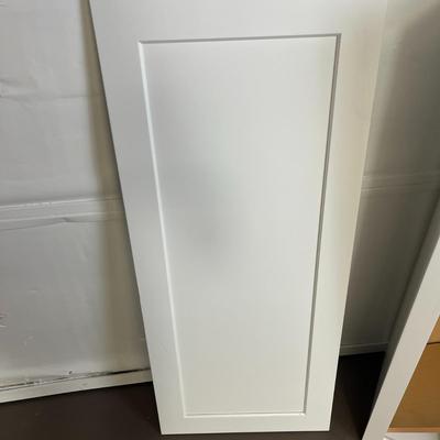 White Upper Cabinet (No Hardware) - 18x12x42