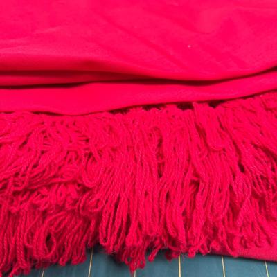 70inch Red Round Tablecloth 
