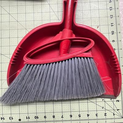 Red O Cedar Broom and Dust Pan