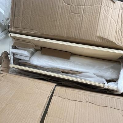 Unfinished White Shaker Corner Lower Cabinet - Base End - 24w x 24d x 34.5h