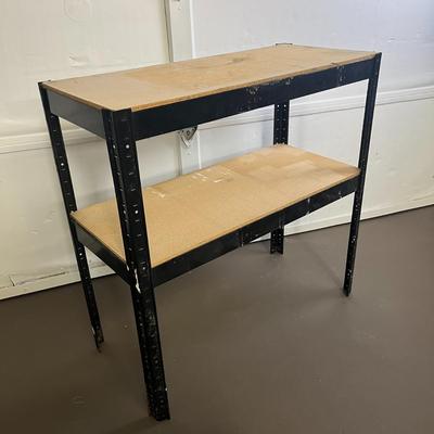 Storage Shelf/Bench with Particle Board Shelves - 36x16x36