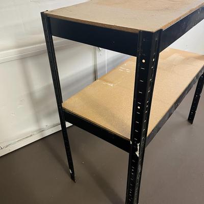 Storage Shelf/Bench with Particle Board Shelves - 36x16x36