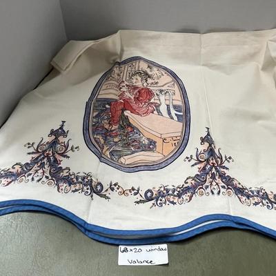 28x30 Tablecloth with Matching 68x20 Window Valance