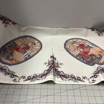 28x30 Tablecloth with Matching 68x20 Window Valance