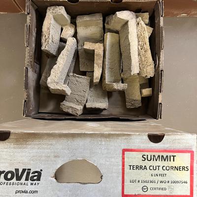 5 Boxes of ProVia Summit Terra Cut Flats and Corner Stone