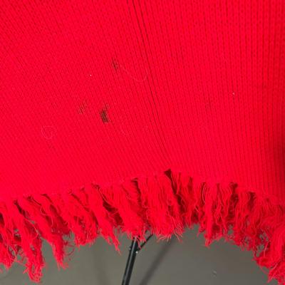 Two-Person Knit Poncho! Great for the Upcoming Fourth of July Holiday!
