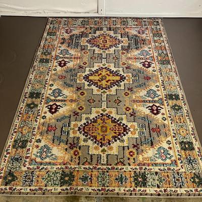 Colorful Woven Rug - 91x63 
