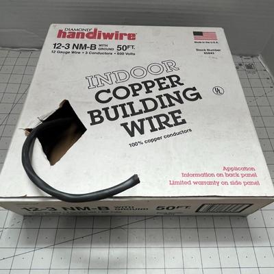 Indoor Copper Building Wire - 100% Copper Conductors - By Diamond Handiwire