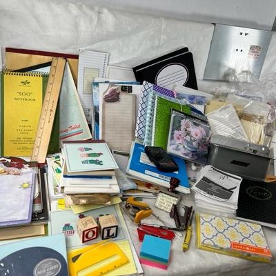 Vintage paper notebooks , pads, stationary NOS