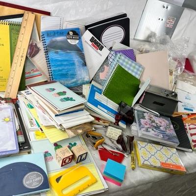 Vintage paper notebooks , pads, stationary