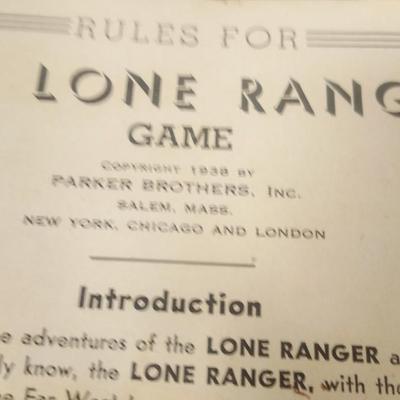 LOT 146 OLD LONE RANGER GAME