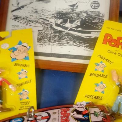 LOT 147 LOT OF VINTAGE POPEYE ITEMS