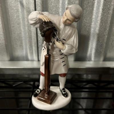 Old Style Barber Figure