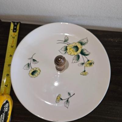 Mid Century Floral Serving Tray