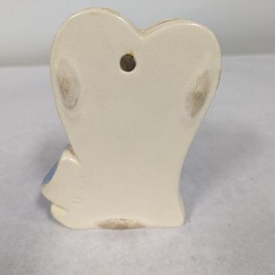 1940's Hull Ceramic Wall Pocket Vase Heart