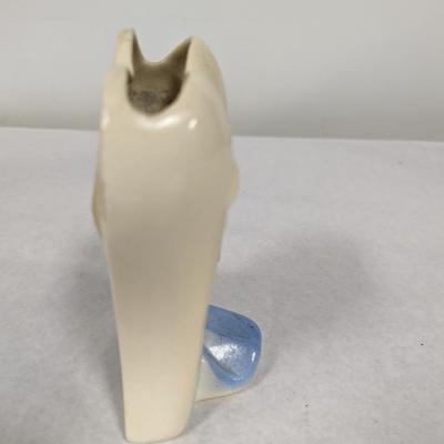 1940's Hull Ceramic Wall Pocket Vase Heart