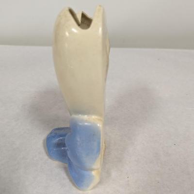 1940's Hull Ceramic Wall Pocket Vase Heart