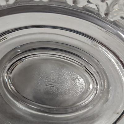 Vintage Imperial Glass Lion Covered Dish
