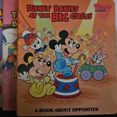 Set of 10 Disney Babies 1980's Board Books