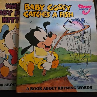 Set of 10 Disney Babies 1980's Board Books