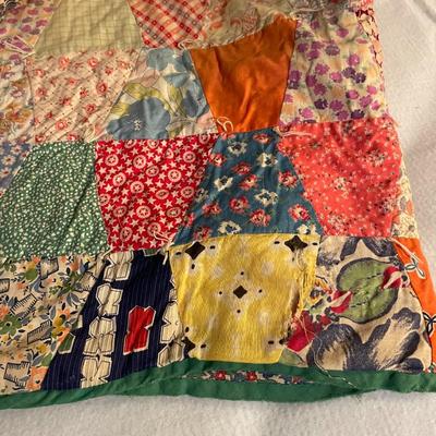 Patchwork Hourglass Quilt Twin Size