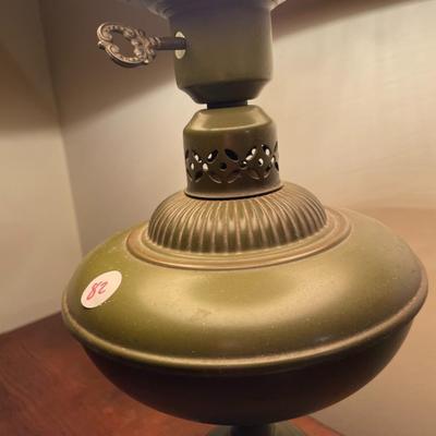 Vintage Avocado Lamp