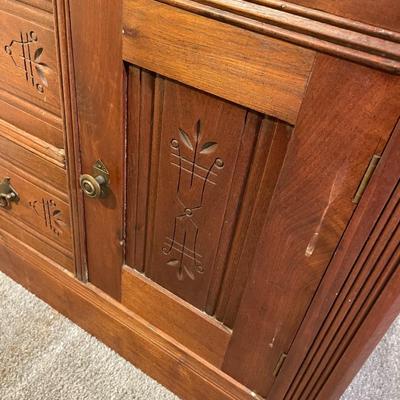 Vintage Eastlake Marbletop Dresser