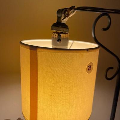 Vintage Wrought Iron Floor Lamp