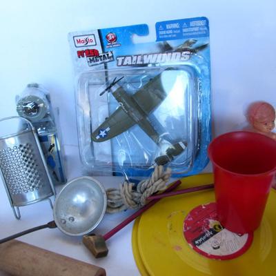 Large Lot of Kids Toys and Dolls, Thermos, Cup, More