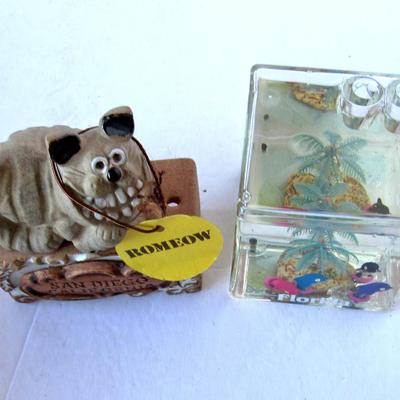 Lot of Shells and Starfish, Shell Candles, Florida Pen Holder, Dog Figure