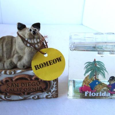 Lot of Shells and Starfish, Shell Candles, Florida Pen Holder, Dog Figure