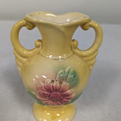 Vintage USA Pottery Floral Vase