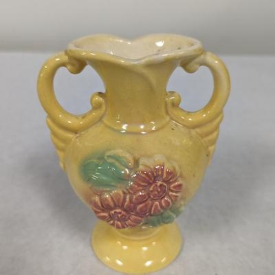 Vintage USA Pottery Floral Vase