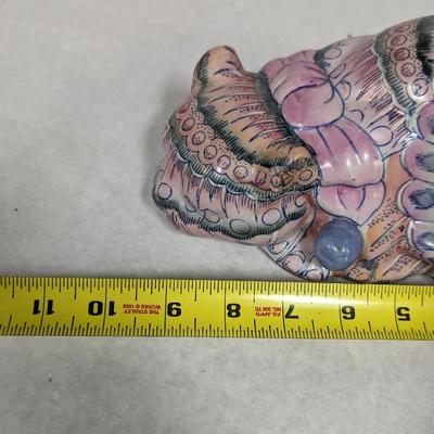 Hand Painted Porcelain Sleeping Cat