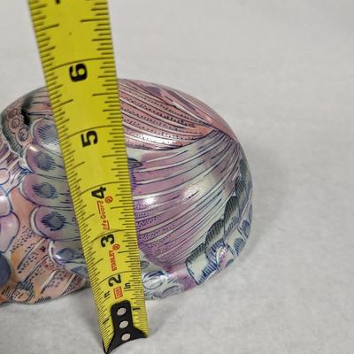 Hand Painted Porcelain Sleeping Cat